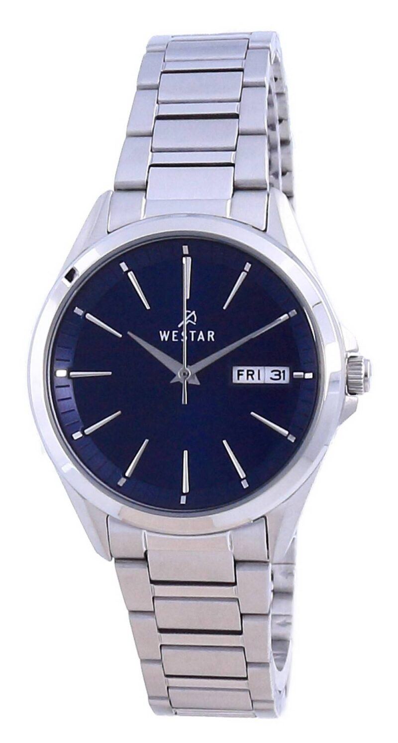 Westar Blue Dial Stainless Steel Quartz 40212 STN 104 Women's Watch Westar Blue Dial Stainless Steel Quartz 40212 STN 104 Women's Watch