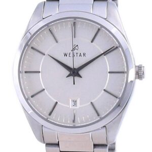 Westar Champagne Dial Stainless Steel Quartz 40213 STN 102 Women's Watch