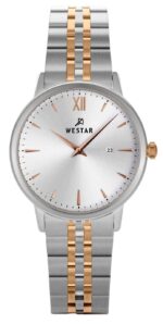 Westar Profile Two Tone Stainless Steel Silver Dial Quartz 40215SPN607 Women's Watch
