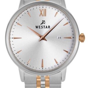Westar Profile Two Tone Stainless Steel Silver Dial Quartz 40215SPN607 Women's Watch