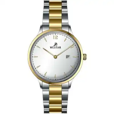 Westar Profile Stainless Steel Silver Dial Quartz 40218CBN107 Women's Watch