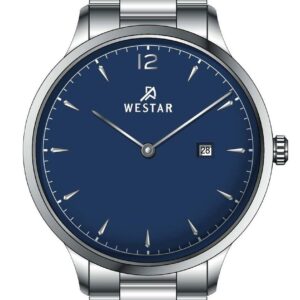 Westar Profile Stainless Steel Blue Dial Quartz 40218STN104 Women's Watch