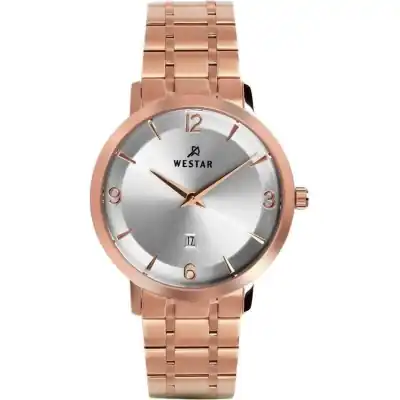 Westar Profile Stainless Steel Silver Dial Quartz 40220PPN607 Women's Watch