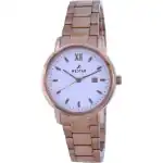 Westar White Dial Rose Gold Tone Stainless Steel Quartz 40245 PPN 601 Women's Watch
