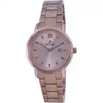 Westar Rose Gold Tone Stainless Steel Quartz 40245 PPN 609 Women's Watch