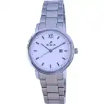 Westar White Dial Stainless Steel Quartz 40245 STN 101 Women's Watch