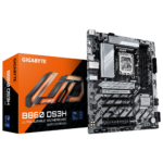 GIGABYTE Intel® B860 Chipset for LGA 1851; 4x DDR5; 2x M2; HDMI/DP ; ATX