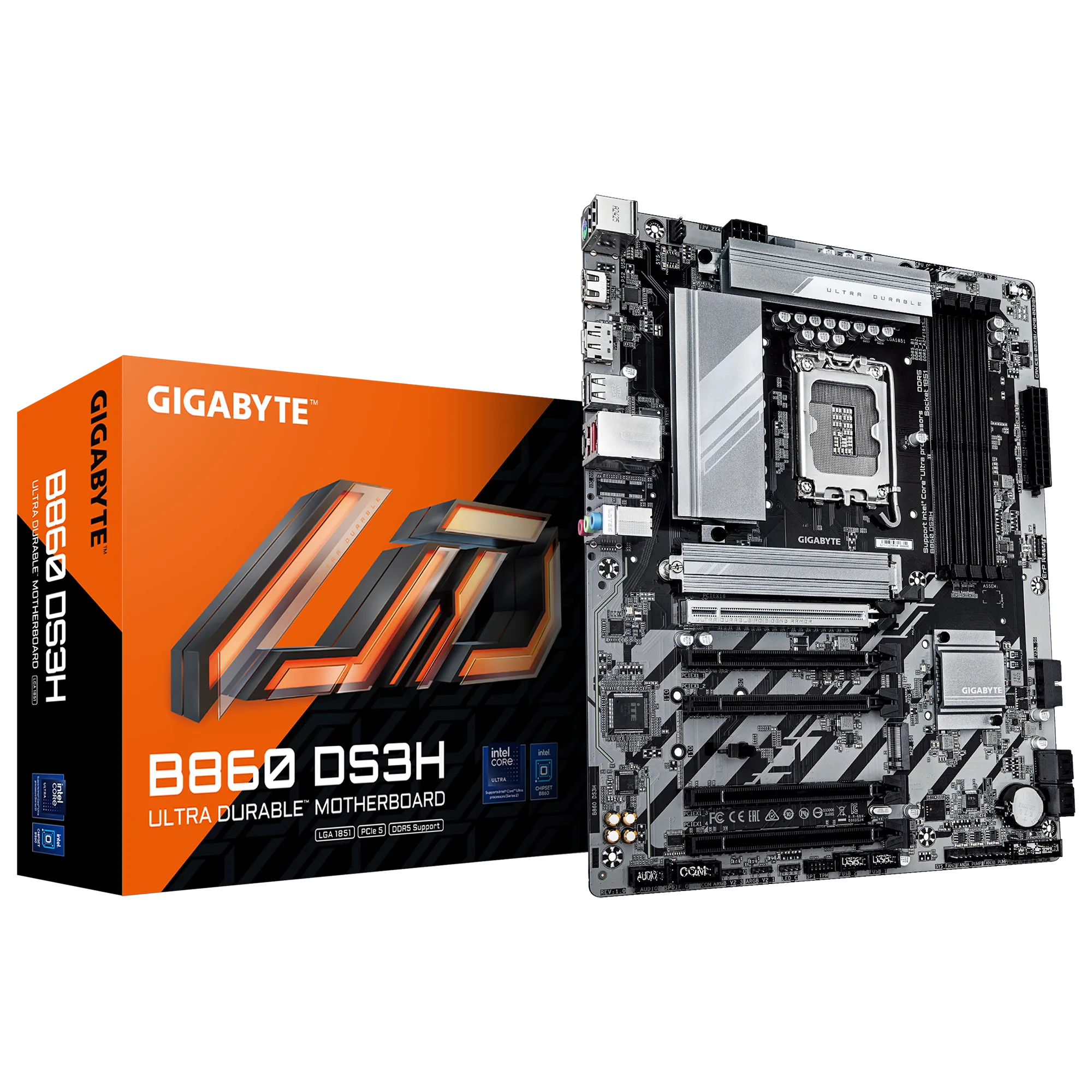GIGABYTE Intel® B860 Chipset for LGA 1851; 4x DDR5; 2x M2; HDMI/DP ; ATX 1 GIGABYTE Intel® B860 Chipset for LGA 1851; 4x DDR5; 2x M2; HDMI/DP ; ATX