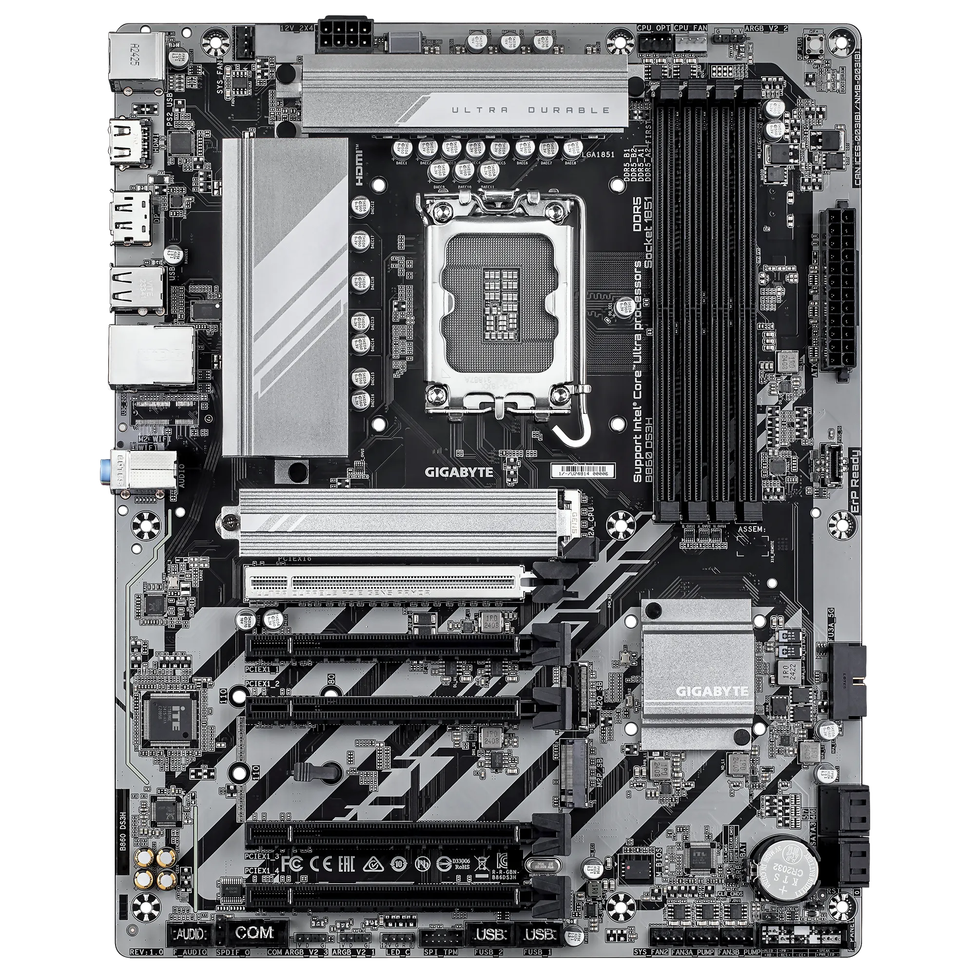 GIGABYTE Intel® B860 Chipset for LGA 1851; 4x DDR5; 2x M2; HDMI/DP ; ATX 2 GIGABYTE Intel® B860 Chipset for LGA 1851; 4x DDR5; 2x M2; HDMI/DP ; ATX - Image 2