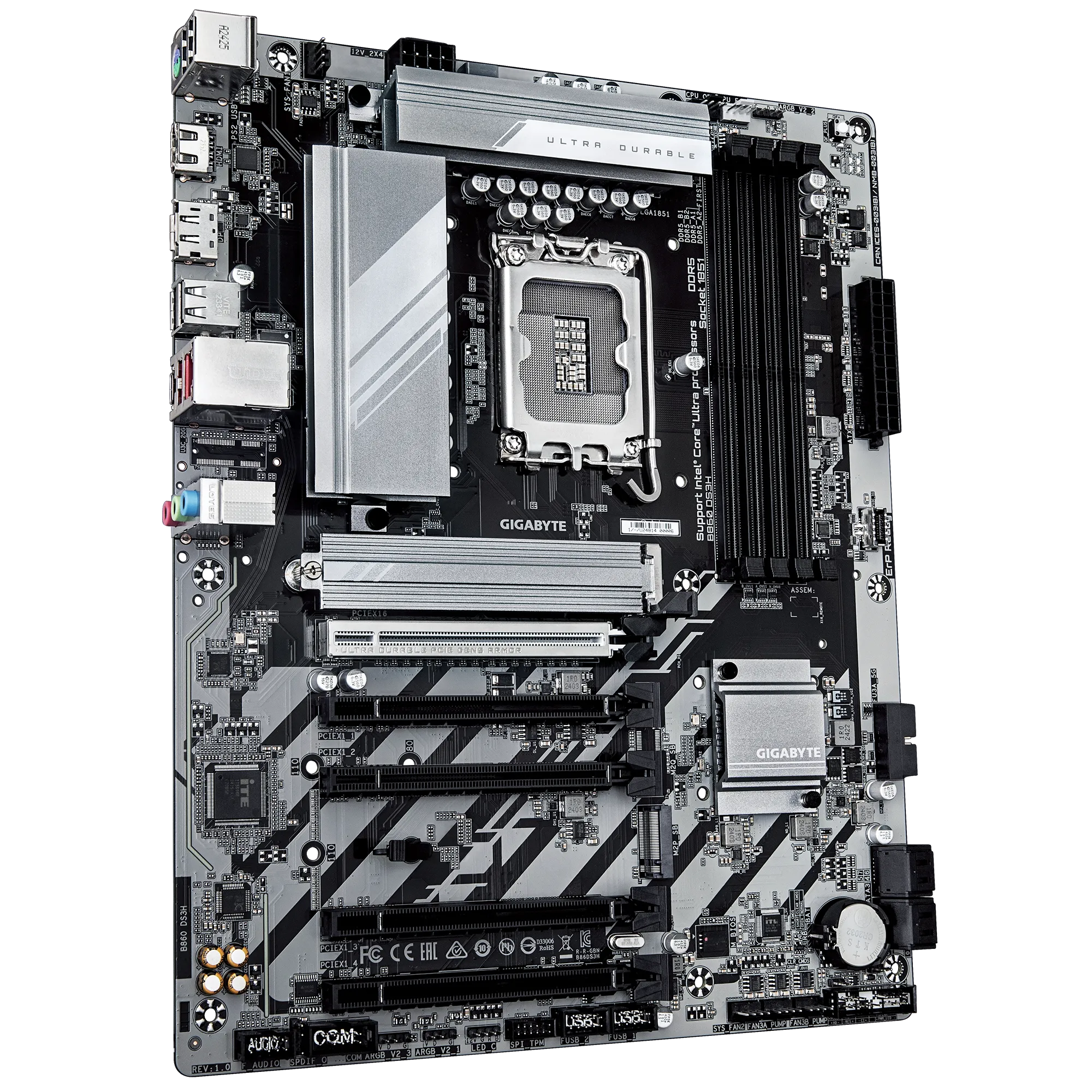 GIGABYTE Intel® B860 Chipset for LGA 1851; 4x DDR5; 2x M2; HDMI/DP ; ATX 3 GIGABYTE Intel® B860 Chipset for LGA 1851; 4x DDR5; 2x M2; HDMI/DP ; ATX - Image 3