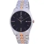 Westar Black Dial Two Tone Stainless Steel Quartz 50210 SPN 603 Men's Watch