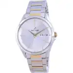 Westar Silver Dial Two Tone Stainless Steel Quartz 50212 CBN 107 Men's Watch