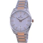 Westar Silver Dial Two Tone Stainless Steel Quartz 50213 SPN 607 Men's Watch