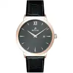 Westar Profile Leather Strap Grey Dial Quartz 50214PPN606 Men's Watch