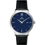 Westar Profile Leather Strap Blue Dial Quartz 50214STN104 Men's Watch
