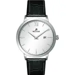 Westar Profile Leather Strap Silver Dial Quartz 50214STN107 Men's Watch