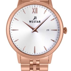 Westar Profile Stainless Steel White Dial Quartz 50215PPN601 Men's Watch