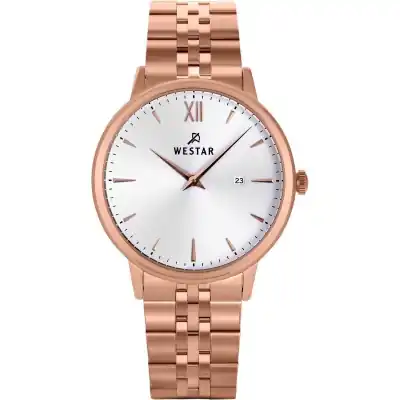 Westar Profile Stainless Steel Silver Dial Quartz 50215PPN607 Men's Watch