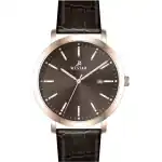 Westar Profile Leather Strap Brown Dial Quartz 50216PPN620 Men's Watch