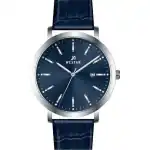 Westar Profile Leather Strap Blue Dial Quartz 50216STN144 Men's Watch