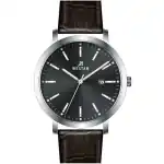 Westar Profile Leather Strap Black Dial Quartz 50216STN623 Men's Watch