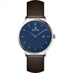 Westar Profile Leather Strap Blue Dial Quartz 50217STN124 Men's Watch