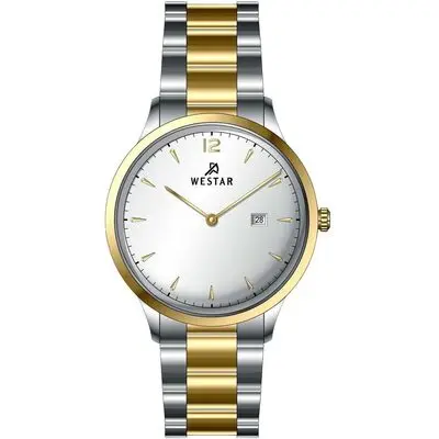 Westar Profile Stainless Steel Silver Dial Quartz 50218CBN107 Men's Watch