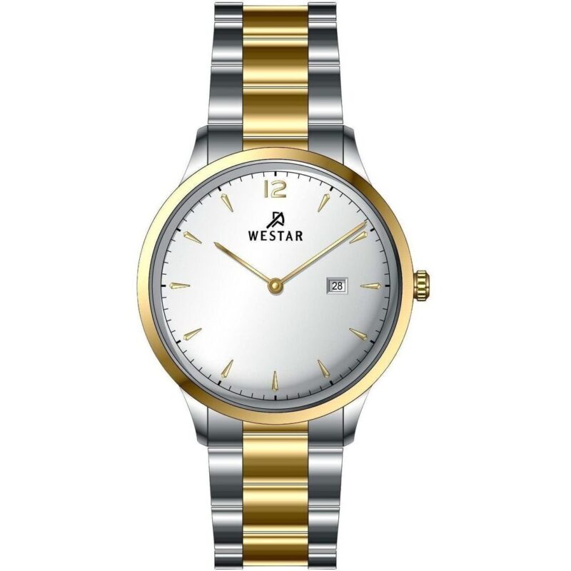 Westar Profile Stainless Steel Silver Dial Quartz 50218CBN107 Men's Watch