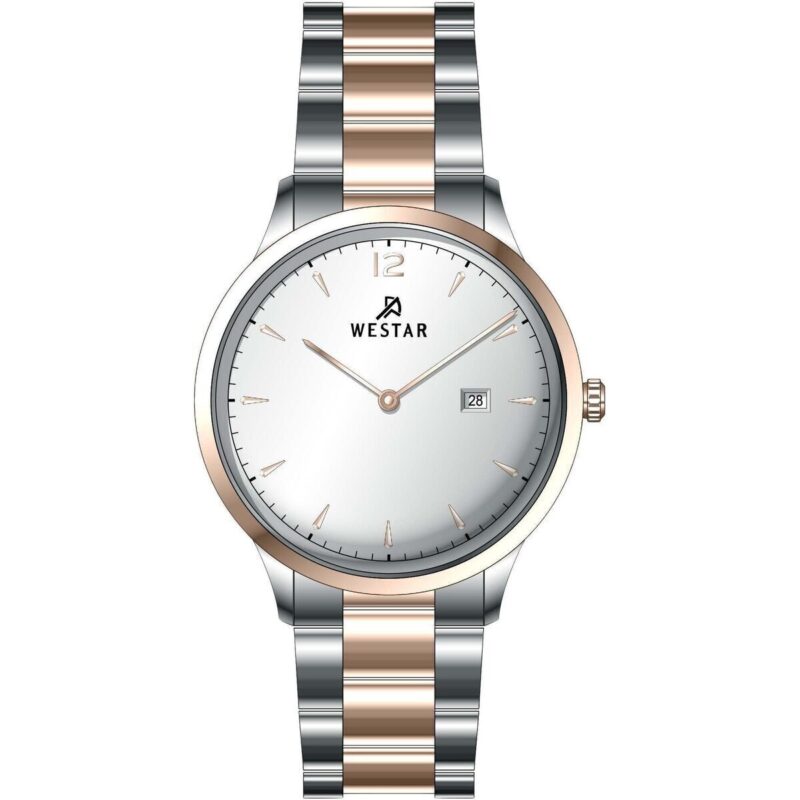 Westar Profile Stainless Steel Silver Dial Quartz 50218SPN607 Men's Watch