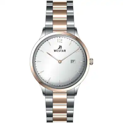 Westar Profile Stainless Steel Silver Dial Quartz 50218SPN607 Men's Watch
