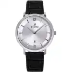 Westar Profile Leather Strap Silver Dial Quartz 50219STN107 Men's Watch