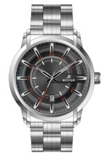 Westar Profile Stainless Steel Black Dial Quartz 50229STN803 Men's Watch