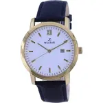 Westar White Dial Gold Tone Stainless Steel Quartz 50244 GPN 101 Men's Watch