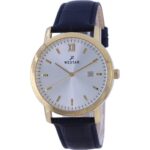 Westar Silver Dial Leather Strap Quartz 50244 GPN 102 Men's Watch