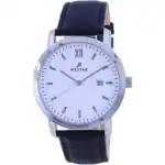 Westar White Dial Leather Strap Quartz 50244 STN 101 Men's Watch