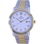 Westar White Dial Two Tone Stainless Steel Quartz 50245 CBN 101 Men's Watch