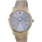 Westar Silver Dial Gold Tone Stainless Steel Quartz 50245 GPN 102 Men's Watch