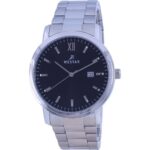 Westar Black Dial Stainless Steel Quartz 50245 STN 103 Men's Watch