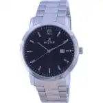 Westar Black Dial Stainless Steel Quartz 50245 STN 103 Men's Watch