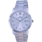 Westar White Dial Stainless Steel Quartz 50245 STN 107 Men's Watch