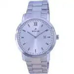 Westar White Dial Stainless Steel Quartz 50245 STN 107 Men's Watch