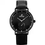Westar Profile Leather Strap Black Dial Quartz 50246BBN103 Men's Watch