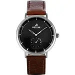 Westar Profile Leather Strap Black Dial Quartz 50246STN123 Men's Watch
