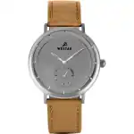 Westar Profile Leather Strap Grey Dial Quartz 50246STN186 Men's Watch