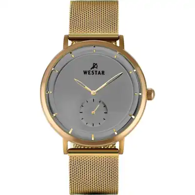 Westar Profile Stainless Steel Grey Dial Quartz 50247BZZ106 Men's Watch