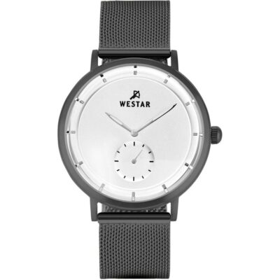 Westar Profile Stainless Steel White Dial Quartz 50247GGN107 Men's Watch