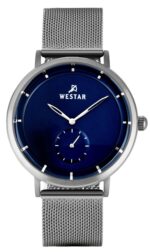 Westar Profile Stainless Steel Blue Dial Quartz 50247STN104 Men's Watch