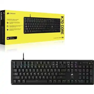 Corsair K70 CORE RGB Mechanical Gaming Keyboard - CORSAIR Red Linear Switches