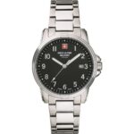 Swiss Alpine Military By Grovana Leader Black Dial Quartz 7011.1137 100M Men's Watch