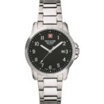 Swiss Alpine Military By Grovana Leader Black Dial Quartz 7011.1137 100M Men's Watch